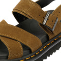 Dr. Martens Voss II Bronx Sandalias Verdes De Ante Para Mujer