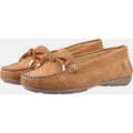 Hush Puppies Maggie Mocasines De Cuero Para Mujer En Color Beige.