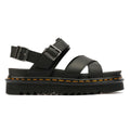 Dr. Martens Voss II Athena Sandalias De Cuero Para Mujer En Color Negro