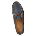 Sperry Gold Cup Authentic Original Zapatos Náuticos De Cuero Para Hombre En Azul Marino