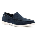 Ben Sherman Amarillo Suede Mocasines Azules Para Hombre