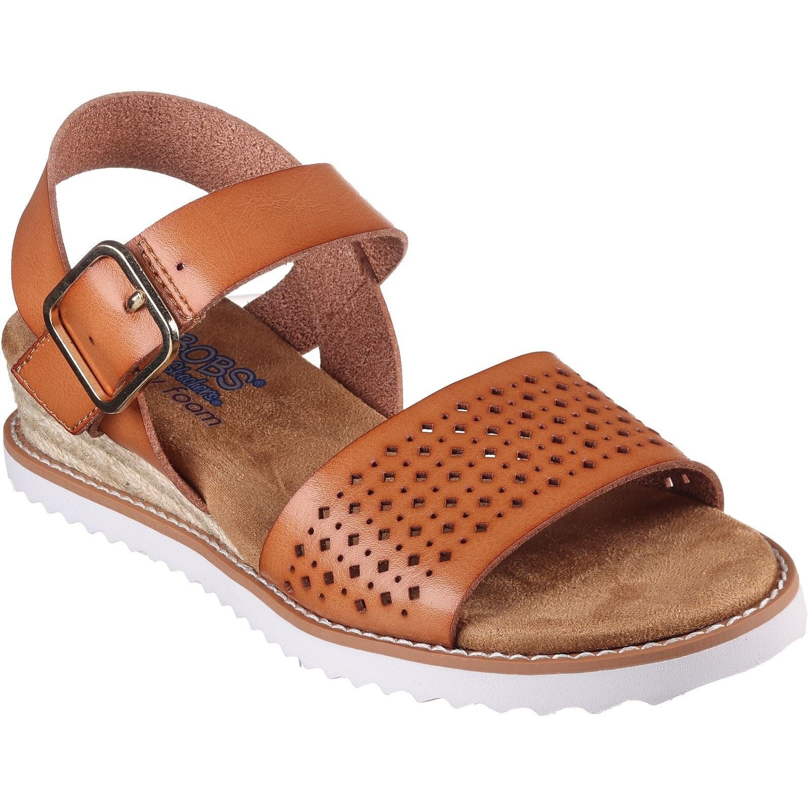 Skechers BOBS Desert Kiss Sunny Flair Sandalias De Equipaje Sintético Para Mujer