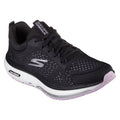 Skechers Go Walk Workout Walker Outpace Zapatillas De Mujer De Poliéster Negras/Lavanda