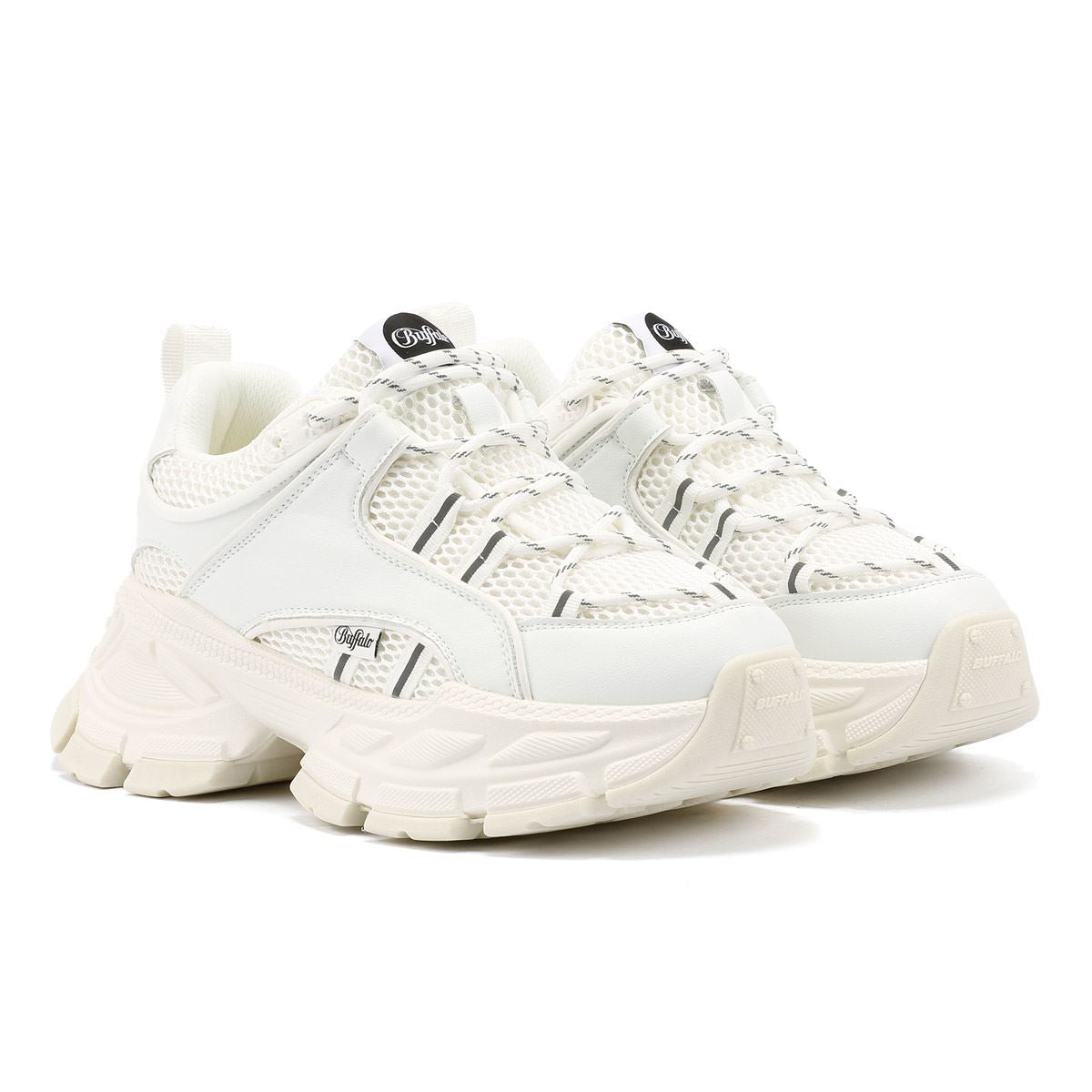 Buffalo Saturn Lace Zapatillas Blancas De Mujer