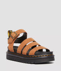 Dr. Martens Blaire Tumbled Nubuck Sandalias De Mujer Marrón De Nobuk