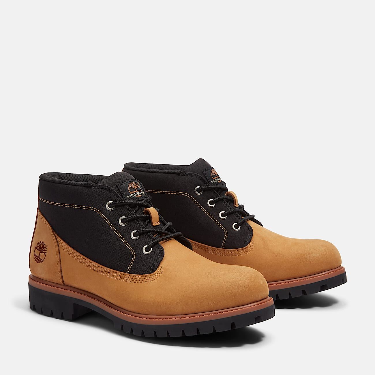 Timberland Mid Lace Chukka Workwear II Botas De Cuero Amarillas Para Hombre