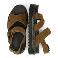 Dr. Martens Voss II Bronx Sandalias Verdes De Ante Para Mujer