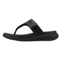 FitFlop F-Mode Go Adjustable Flatform Sandalias Negras Para Mujer