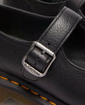 Dr. Martens Elphie Mary Jane Virginia Zapatos De Mujer De Cuero Negros