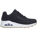 Skechers Uno Stand on Air Zapatillas De Mujer Negras Sintéticas