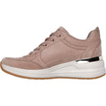 Skechers Billion 2 Prissy N Plush Zapatillas De Tela Para Mujer En Color Topo.