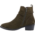 Hush Puppies Jenna Botas De Cuero Para Mujer Color Caqui