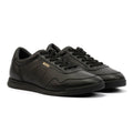 Boss Titanium Zapatillas De Cuero Para Hombre En Negro