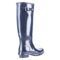 Hunter Original Tall Gloss Botas De Agua Azul Marino De Mujer.