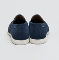 Ben Sherman Amarillo Suede Mocasines Azules Para Hombre