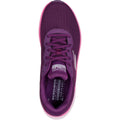Skechers Go Run Consistent 2.0 Fast Pace Zapatillas De Tela Para Mujer En Color Ciruela.