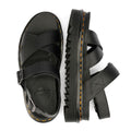 Dr. Martens Voss II Athena Sandalias De Cuero Para Mujer En Color Negro