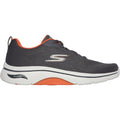 Skechers Go Walk Arch Fit 2.0 Idyllic Zapatillas De Tela Para Hombre En Color Carbón/Naranja