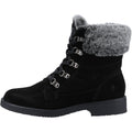 Hush Puppies Florence Botas Negras De Cuero Para Mujer.