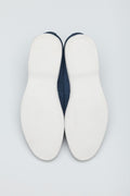 Ben Sherman Amarillo Suede Mocasines Azules Para Hombre