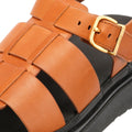 FitFlop GEN-FF Fisherman Sandalias De Cuero Para Mujer En Color Marrón.