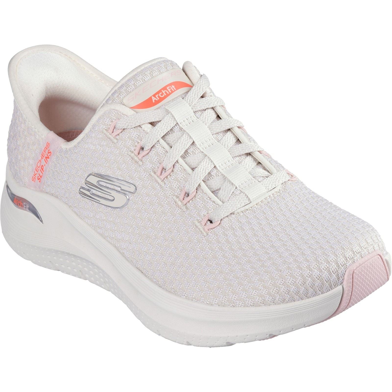 Skechers Arch Fit 2.0 Good Energy Zapatillas De Deporte Naturales/Multicolores Para Mujer