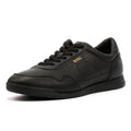 Boss Titanium Zapatillas De Cuero Para Hombre En Negro