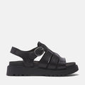 Timberland Clairemont Way Fisherman Sandalias De Cuero Para Mujer En Color Negro