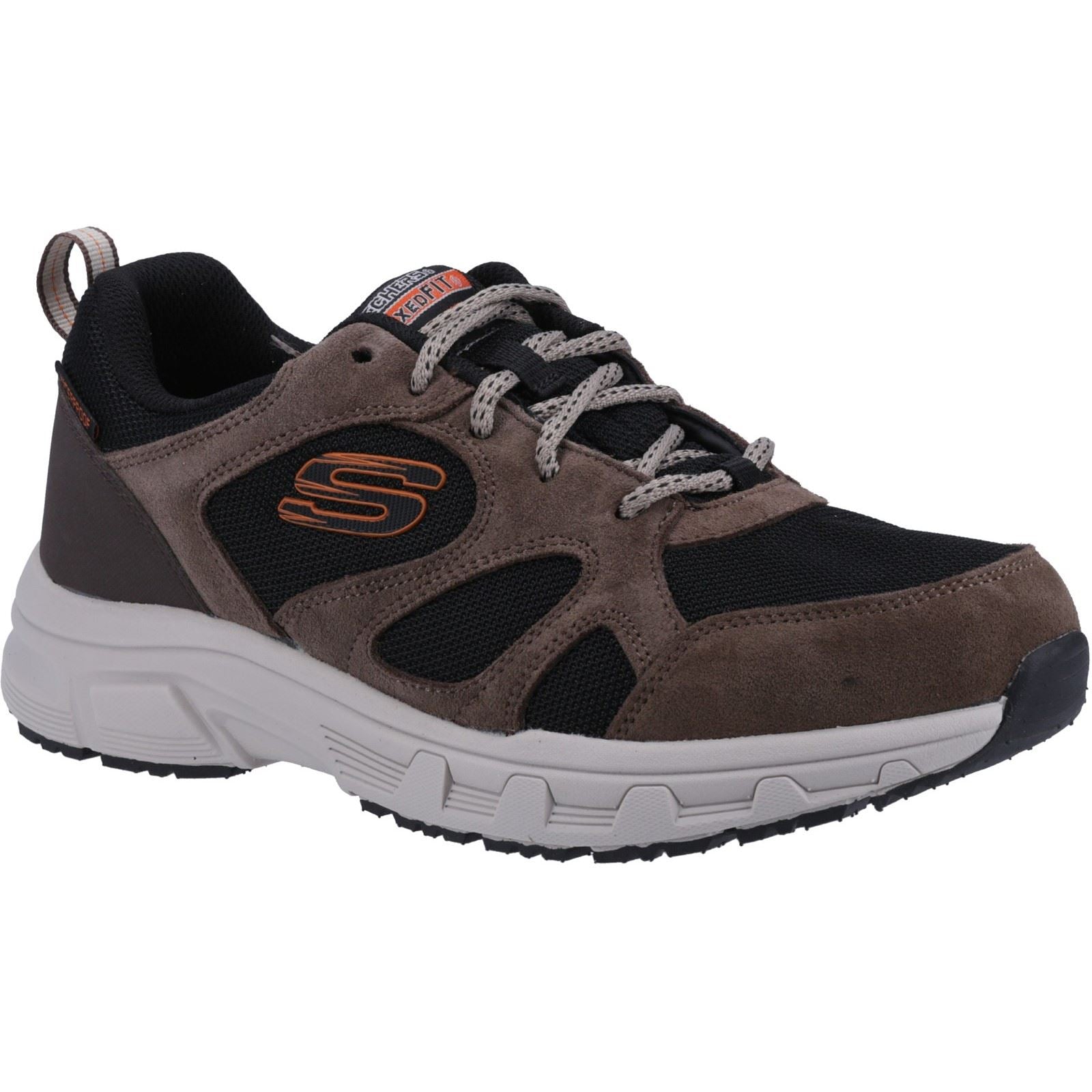 Skechers Oak Canyon Sunfair Botas De Senderismo De Cuero Para Hombre En Marrón/Negro