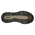 Skechers Respected Elgin Zapatos Mocasines De Cuero Para Hombre En Color Marrón Oscuro.