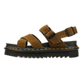 Dr. Martens Voss II Bronx Sandalias Verdes De Ante Para Mujer