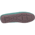 Hush Puppies Maggie Mocasines De Cuero Azul Cielo Para Mujer
