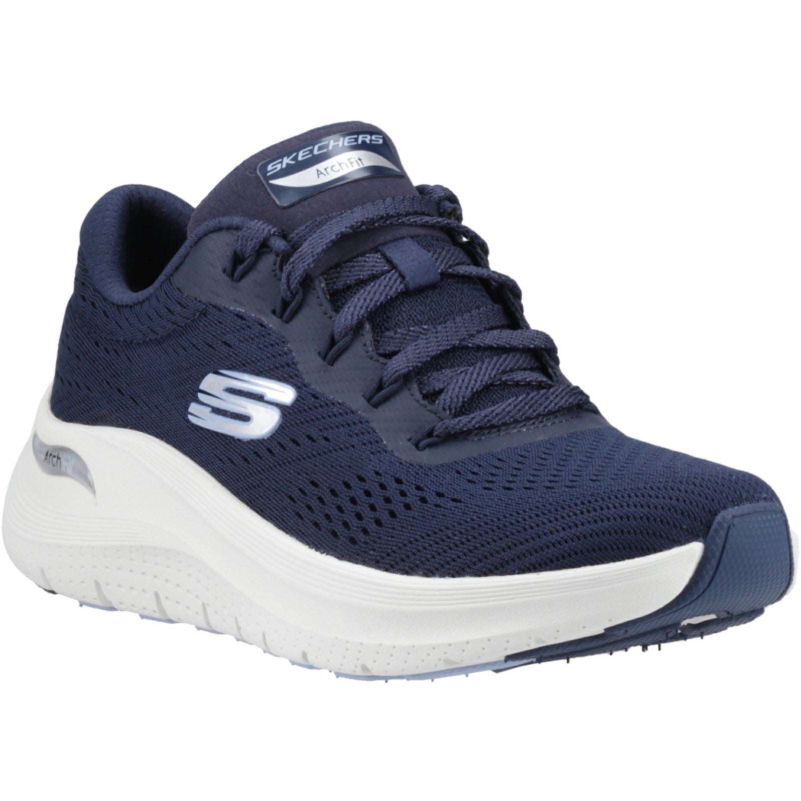 Skechers Arch Fit 2.0 Big League Zapatillas De Tela Para Mujer En Color Azul Marino