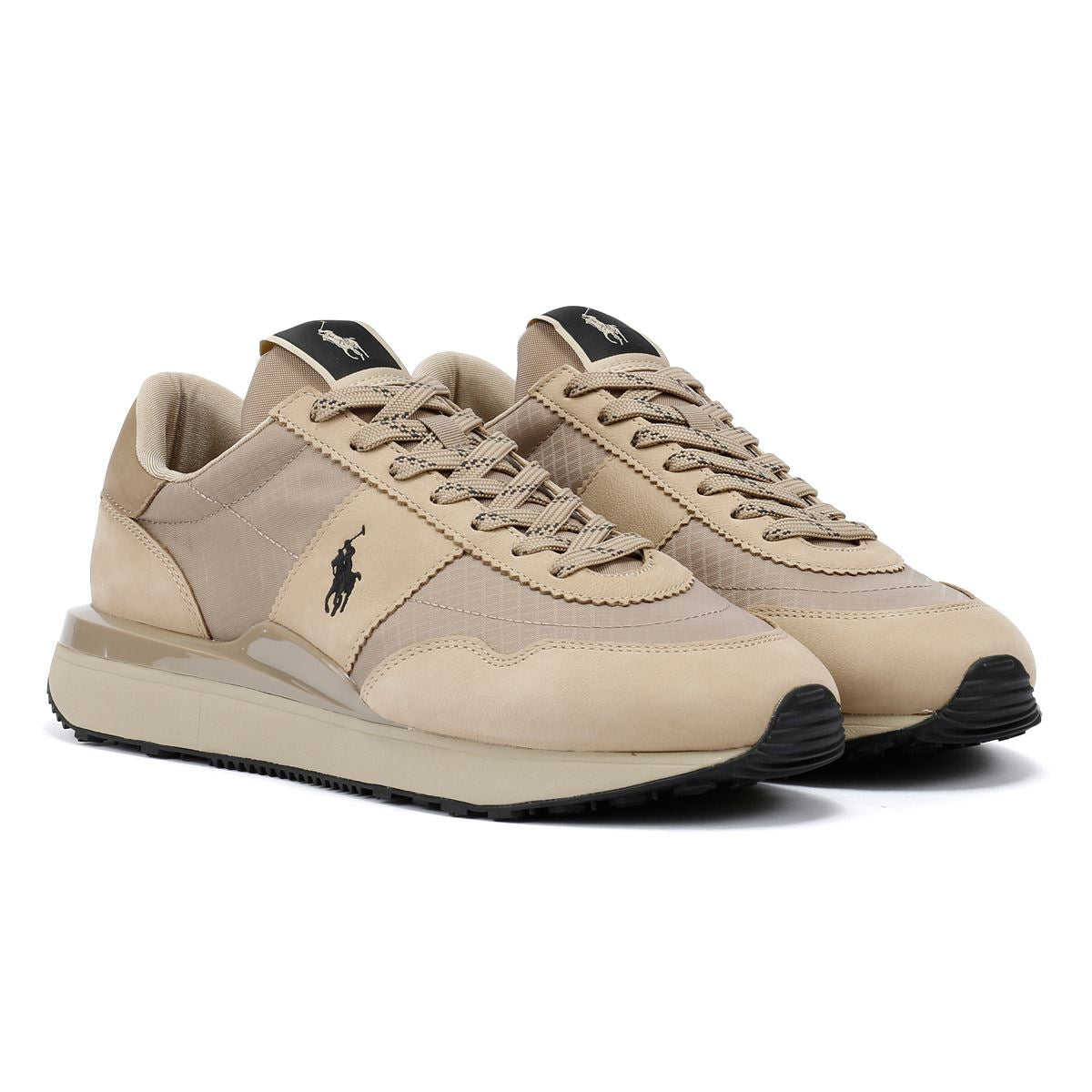 Polo Ralph Lauren Train 89 Zapatillas De Hombre Beige