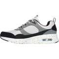 Skechers Skech-Air Court - Yatton Zapatillas De Cuero Para Hombre En Gris/Multicolor