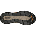 Skechers Respected Elgin Zapatos Mocasines De Cuero Para Hombre En Color Marrón Oscuro.