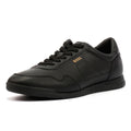 Boss Titanium Zapatillas De Cuero Para Hombre En Negro