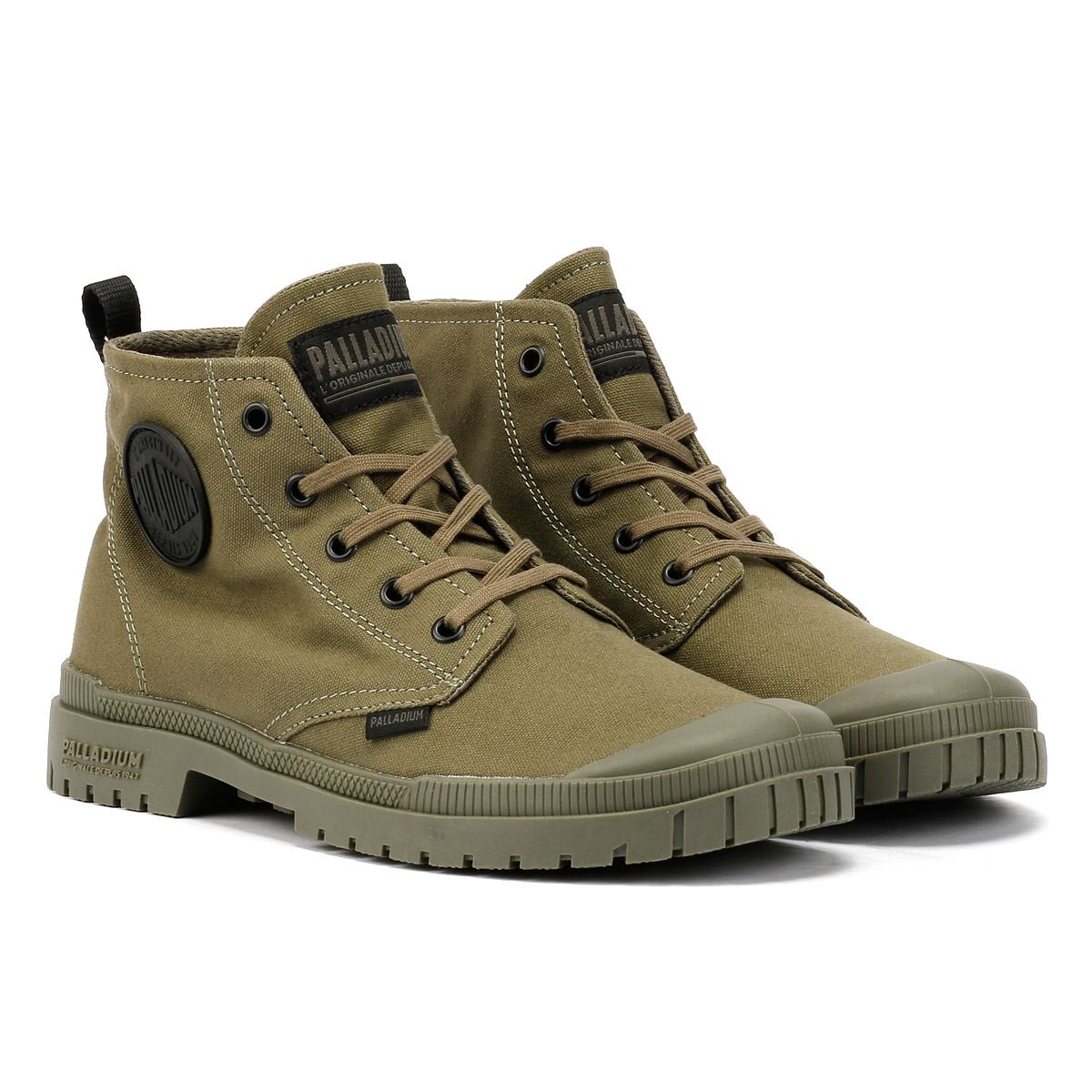 Palladium SP20 Hi CVS Botas Verdes De Lona