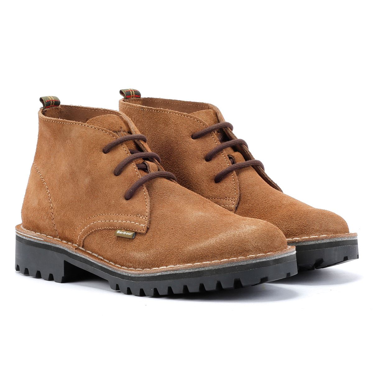 Barbour Hobart Botas Marrones De Ante Para Hombre