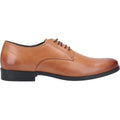 Hush Puppies Oscar Clean Toe Zapatos De Cuero Para Hombre En Color Marrón Claro Con Cordones.