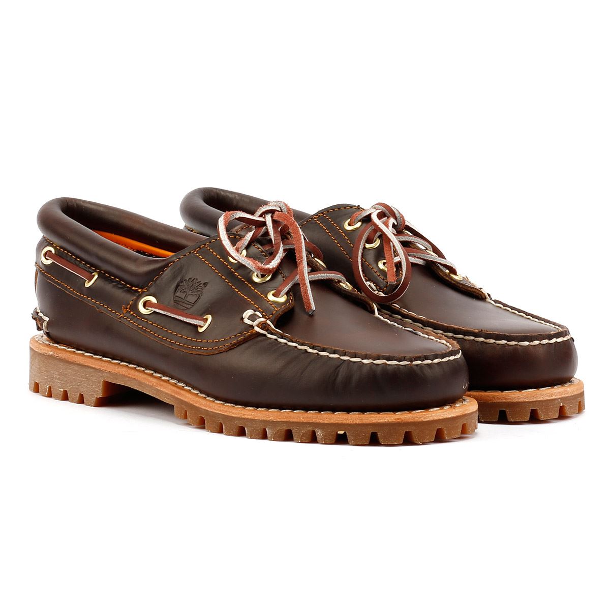 Timberland Noreen 3 Eye Zapatos De Mujer De Cuero Marrón