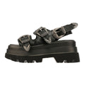 Buffalo Jupiter Ari West Sandalias Negras Para Mujer