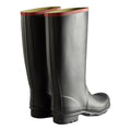Hunter Argyll Full Knee Botas De Agua Negras De Goma