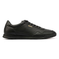 Boss Titanium Zapatillas De Cuero Para Hombre En Negro