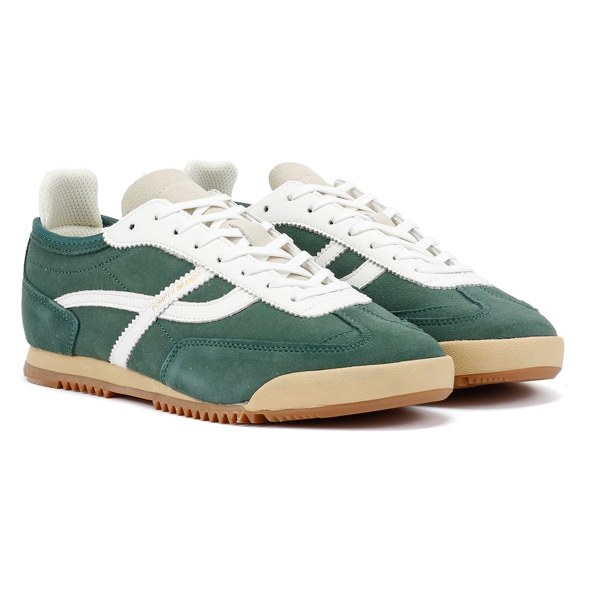 Pompeii Kite Zapatillas Verdes De Ante Para Hombre