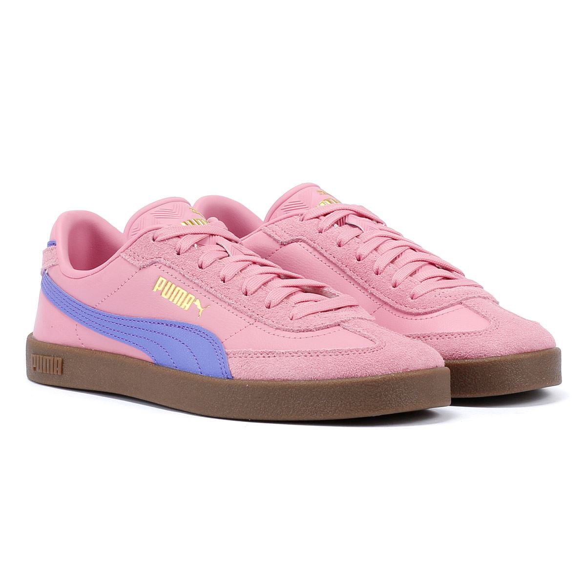 Puma Club II Era Zapatillas De Ante Rosa/Moradas Para Mujer
