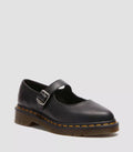 Dr. Martens Elphie Mary Jane Virginia Zapatos De Mujer De Cuero Negros