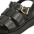 FitFlop GEN-FF Fisherman Sandalias De Cuero Para Mujer En Color Negro