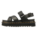 Dr. Martens Voss II Athena Sandalias De Cuero Para Mujer En Color Negro