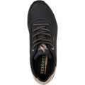 Skechers Uno Shimmer Away Zapatillas Deportivas De Mujer Negras Sintéticas